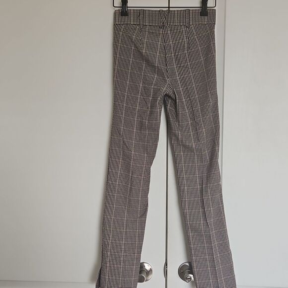 Suzy Shier Buffalo Check Mid-Rise Skinny Casual Pants Brown XS - Picture 5 of 16